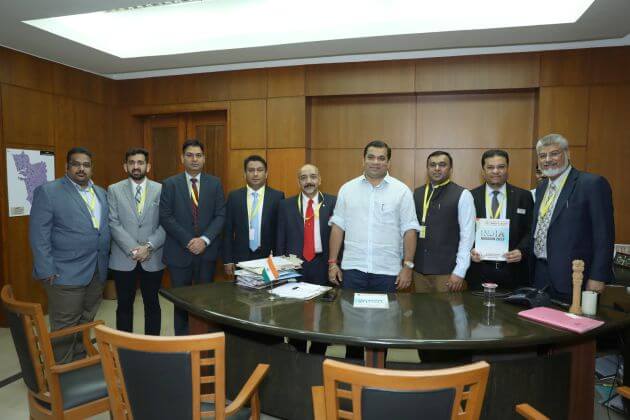 Vikas Sharma with Sh. Rohan Ashok Khaunte, Minister of IT, Revenue, Labour & Employment, Govt of Goa